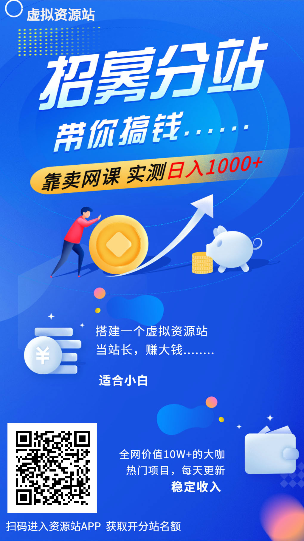 拒绝割韭菜，2024年最全6000个互联网创业项目揭秘，跟我两个月，当天见收益