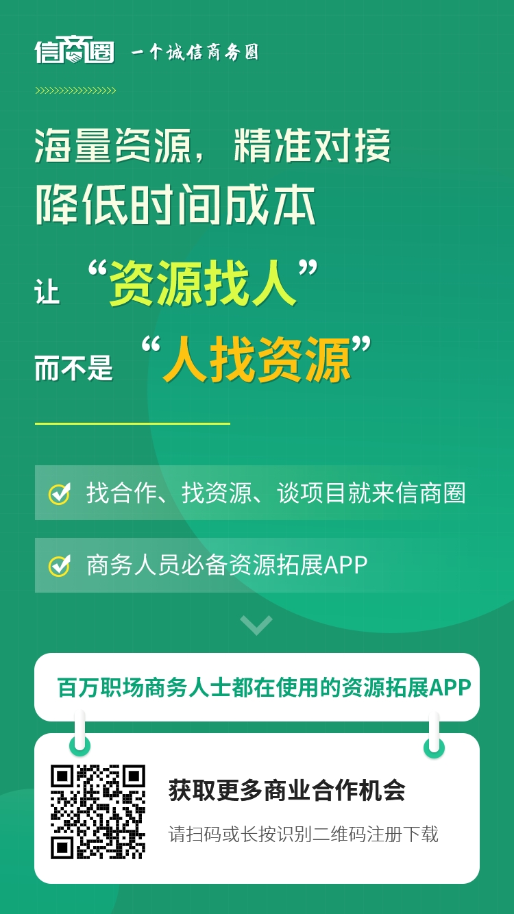 信商圈免费广告+活人流量，推广奖励阶梯式叠加