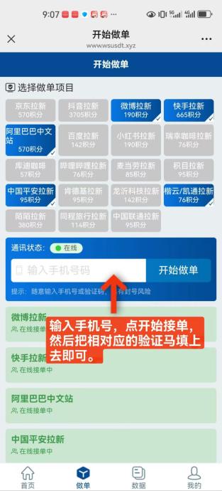 华尔街一键接马拉新平台刚上线一秒简单粗暴，免实名项目