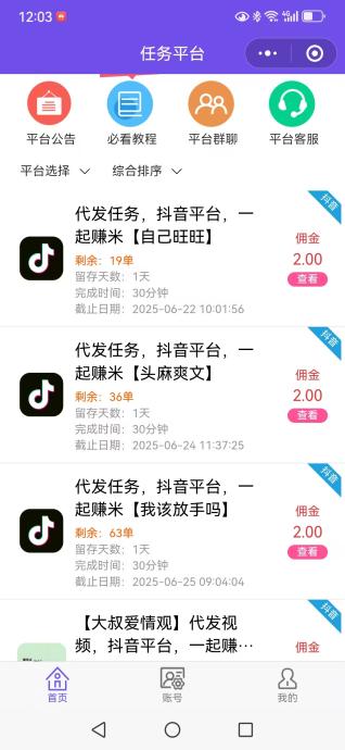 【赛扬有米】最新抖音代发小程序